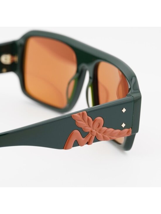 MCM MW0022 96J Sunglasses Green Square Frame, Roviex Lenses main image 5